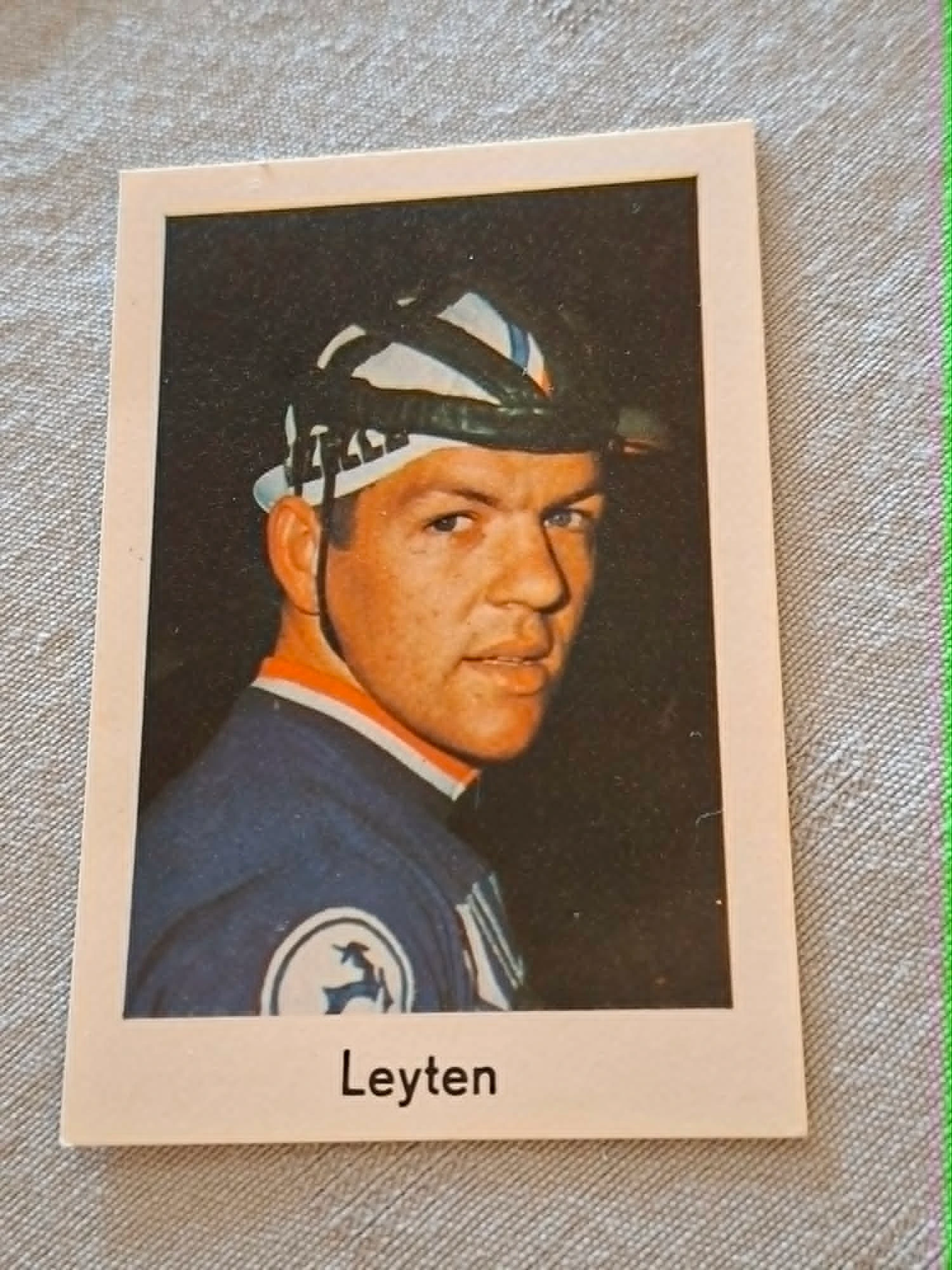 Prentje/Chromo : Karel Leyten / Willem II-Gazelle